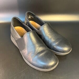 Clarks Unstructured Leather Slip On Loafers Comfort‎ Shoes Size 6.5M